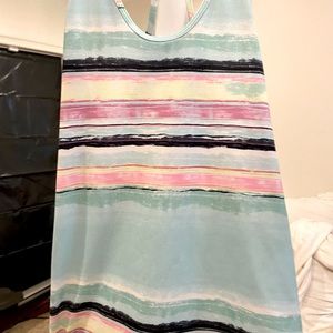 Ivivva by Lululemon Turquoise & Pink Tank  Sz 14